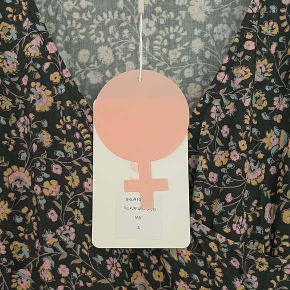 SELKIE NWT Puff Wrap Dress in “Spirit” - Picture 2 of 4